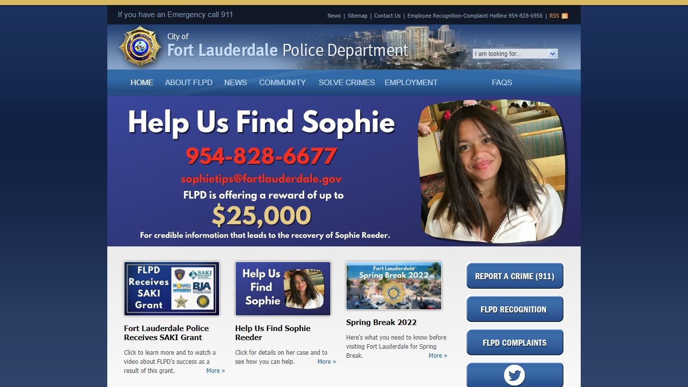 Fort Lauderdale Police Department | Home - FLPD